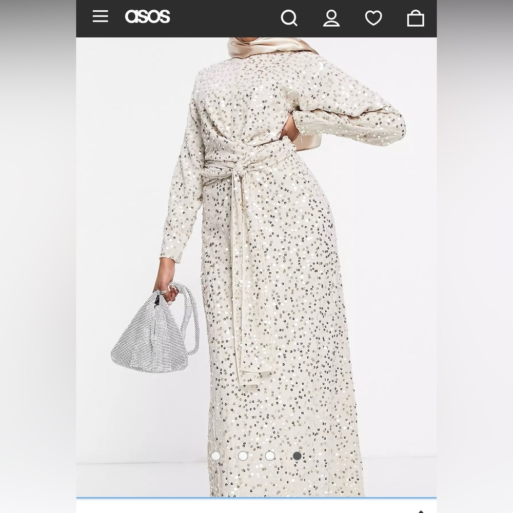 asos design maxi dress